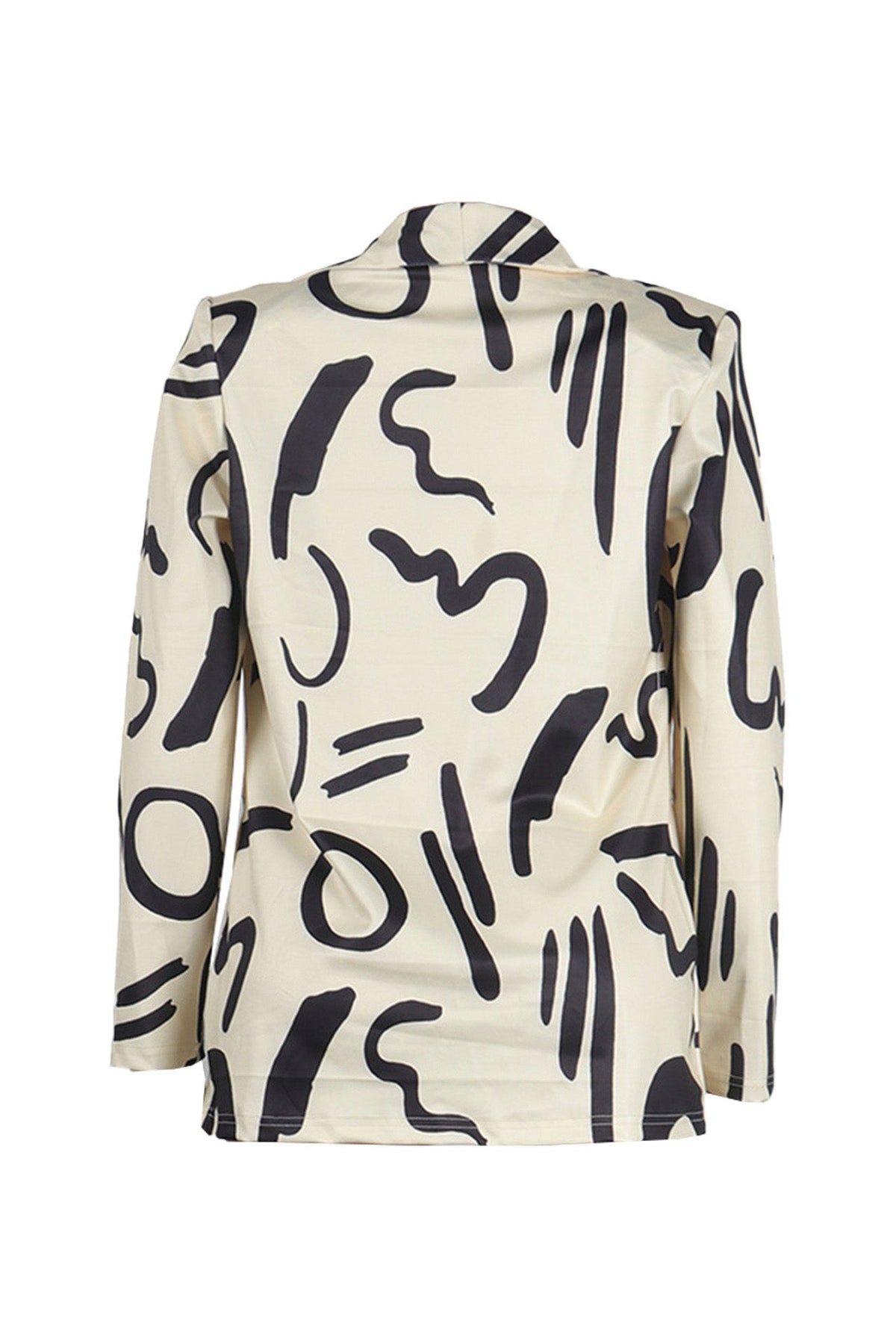 Fitted Long Sleeve Blazer Coat Lavish Daily