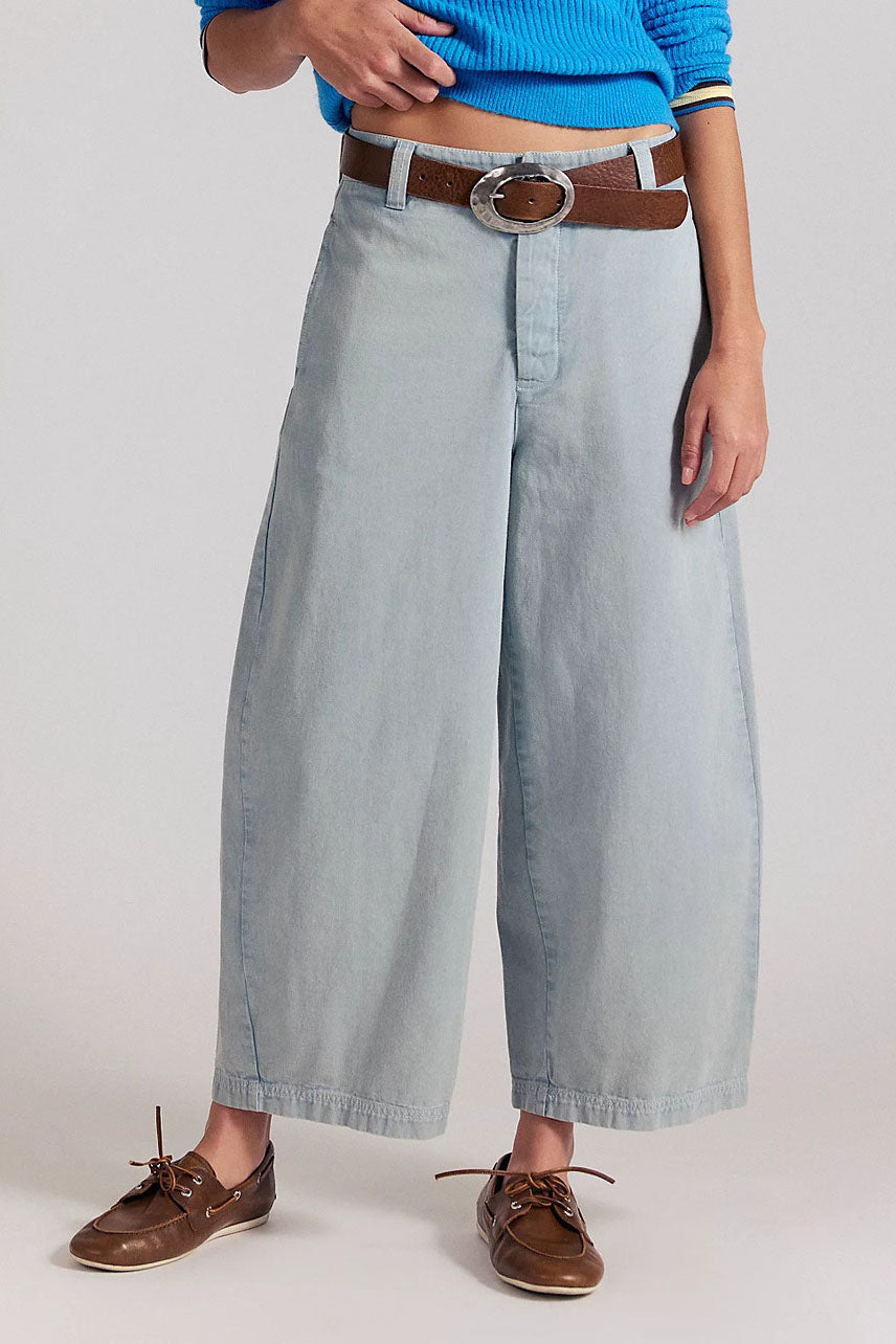 Cropped Wide-Leg Jeans Lavish Daily