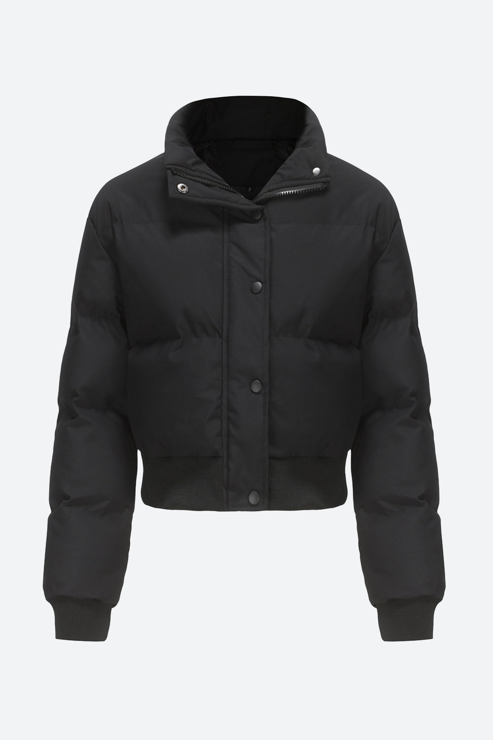 Long Sleeve Puffer Jacket Lavish Daily