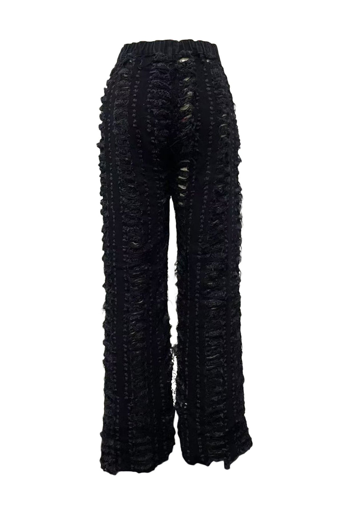 Extreme Shredded Denim Pants Lavish Daily