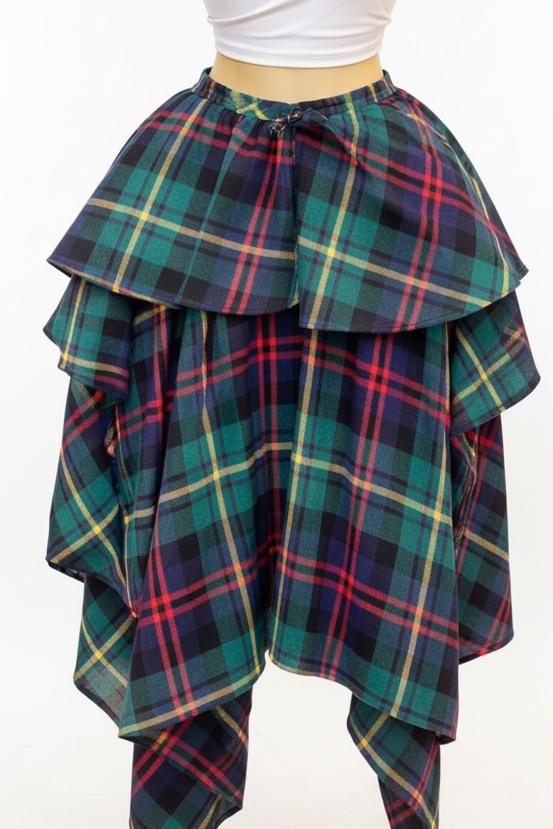 Layered Asymmetrical Handkerchief Skirt Lavish Daily