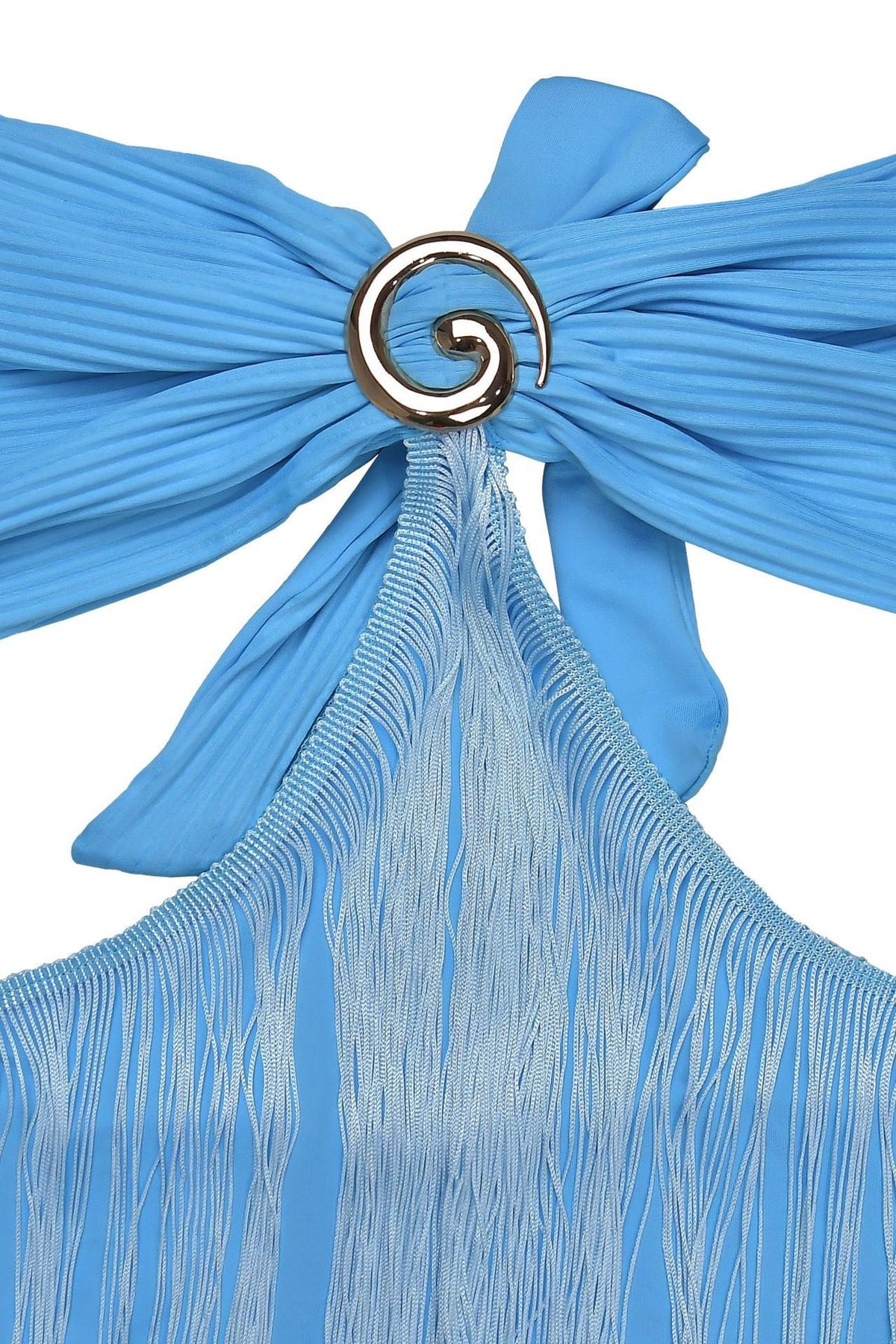 Strapless O-Ring Cutout Fringe Mini Dress Lavish Daily