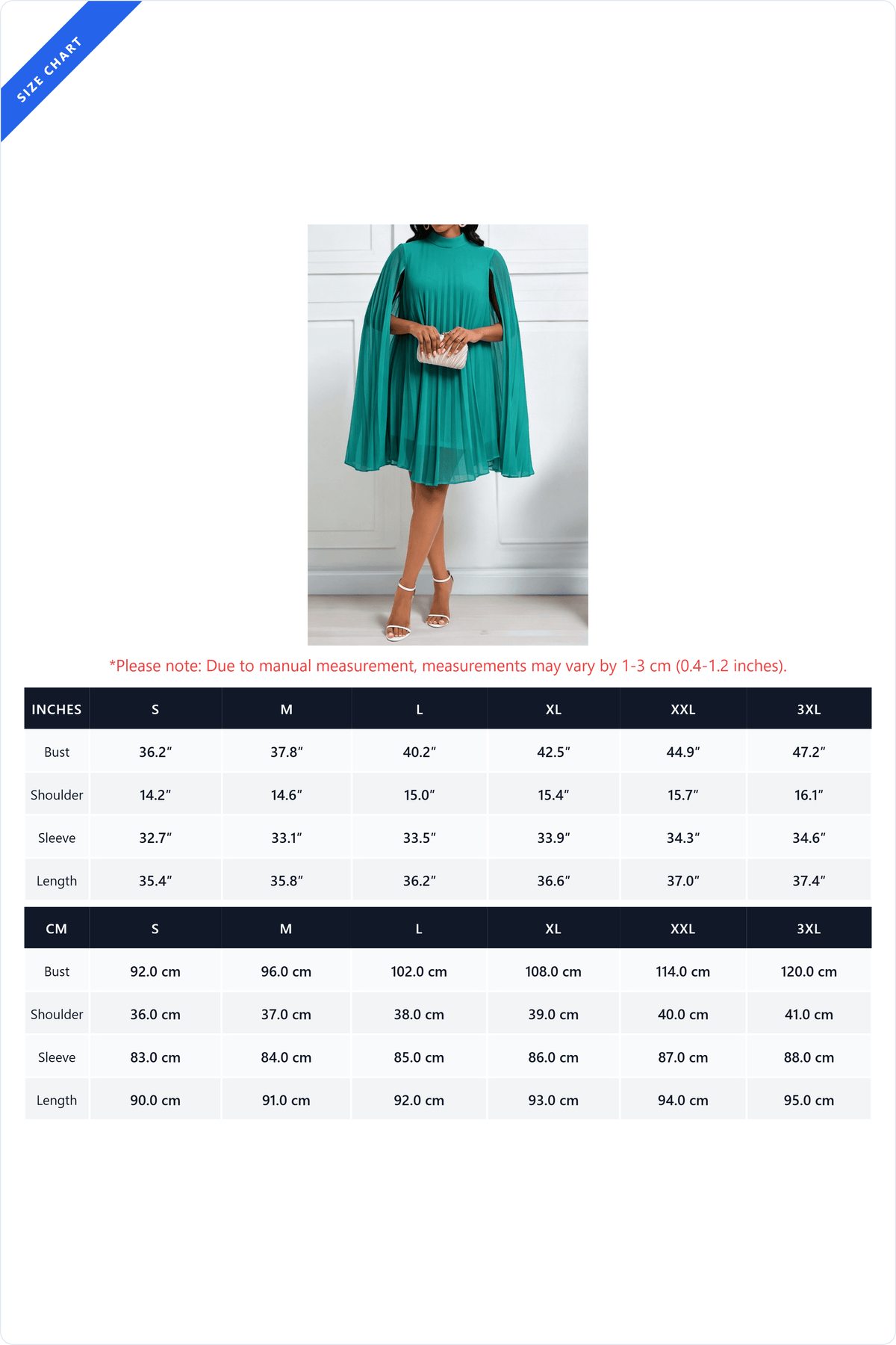 Pleated Cape Sleeve A Line Midi Dress Lavish Daily