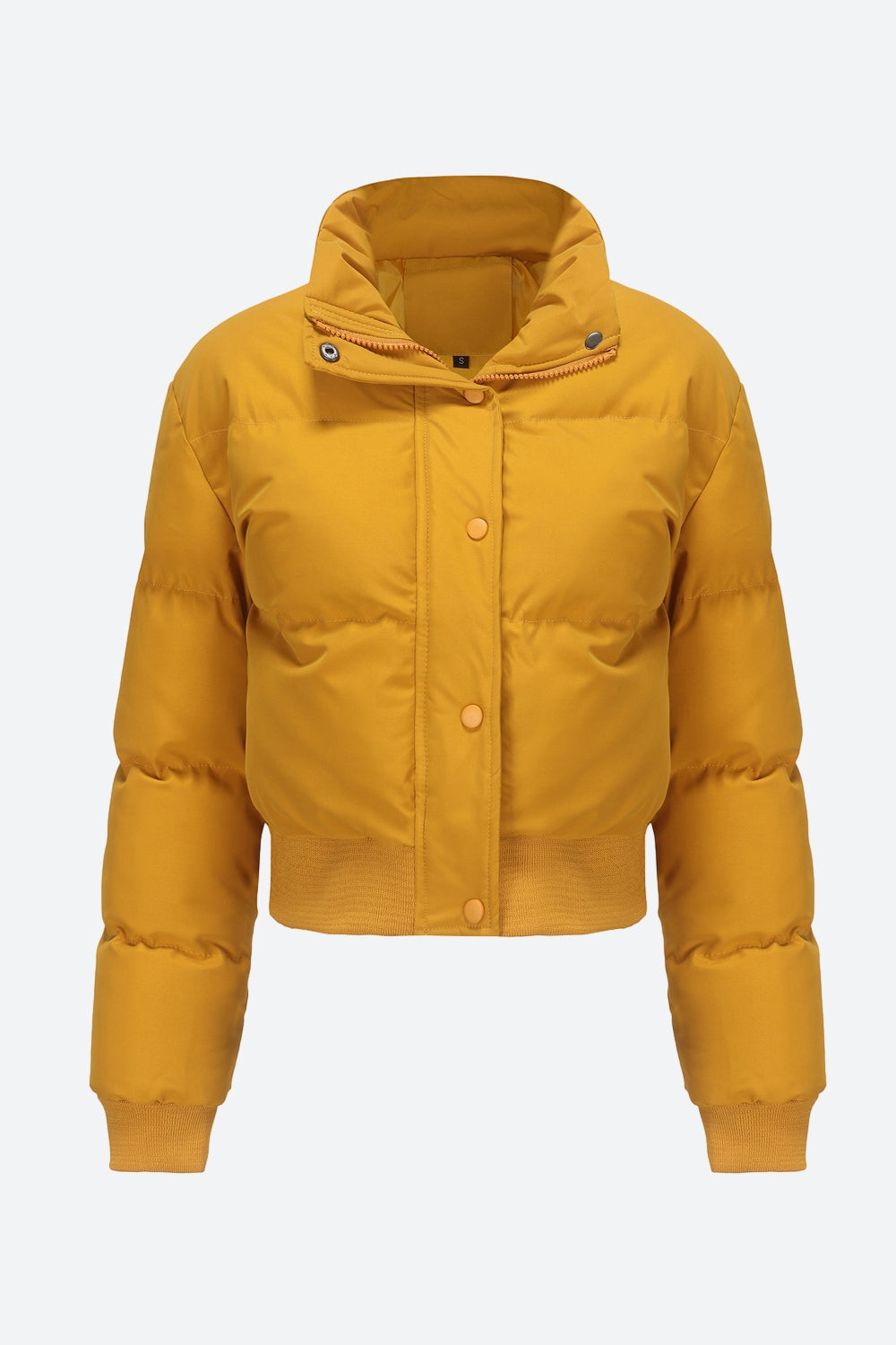 Long Sleeve Puffer Jacket Lavish Daily