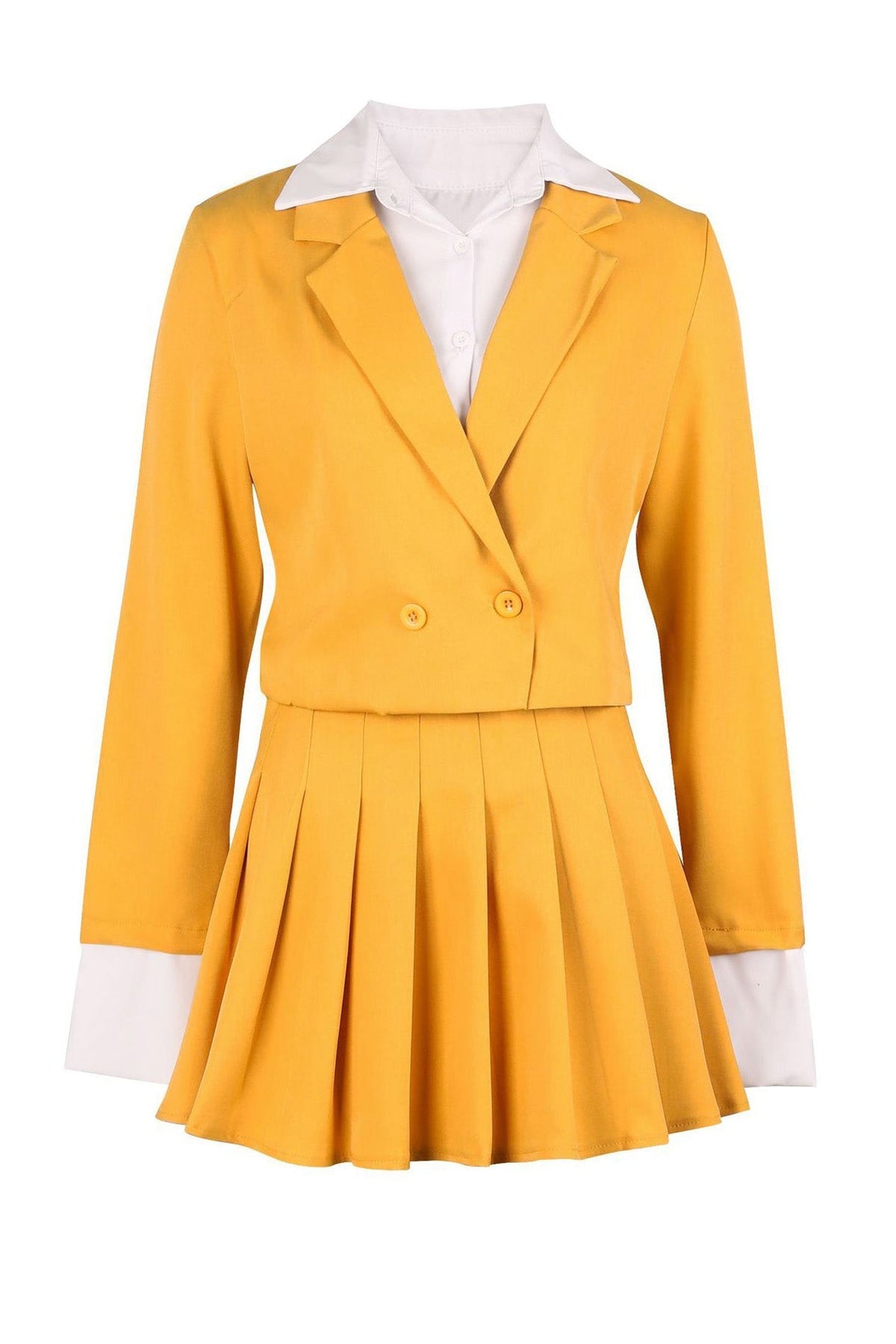 Preppy Chic Blazer & Skirt Set Lavish Daily