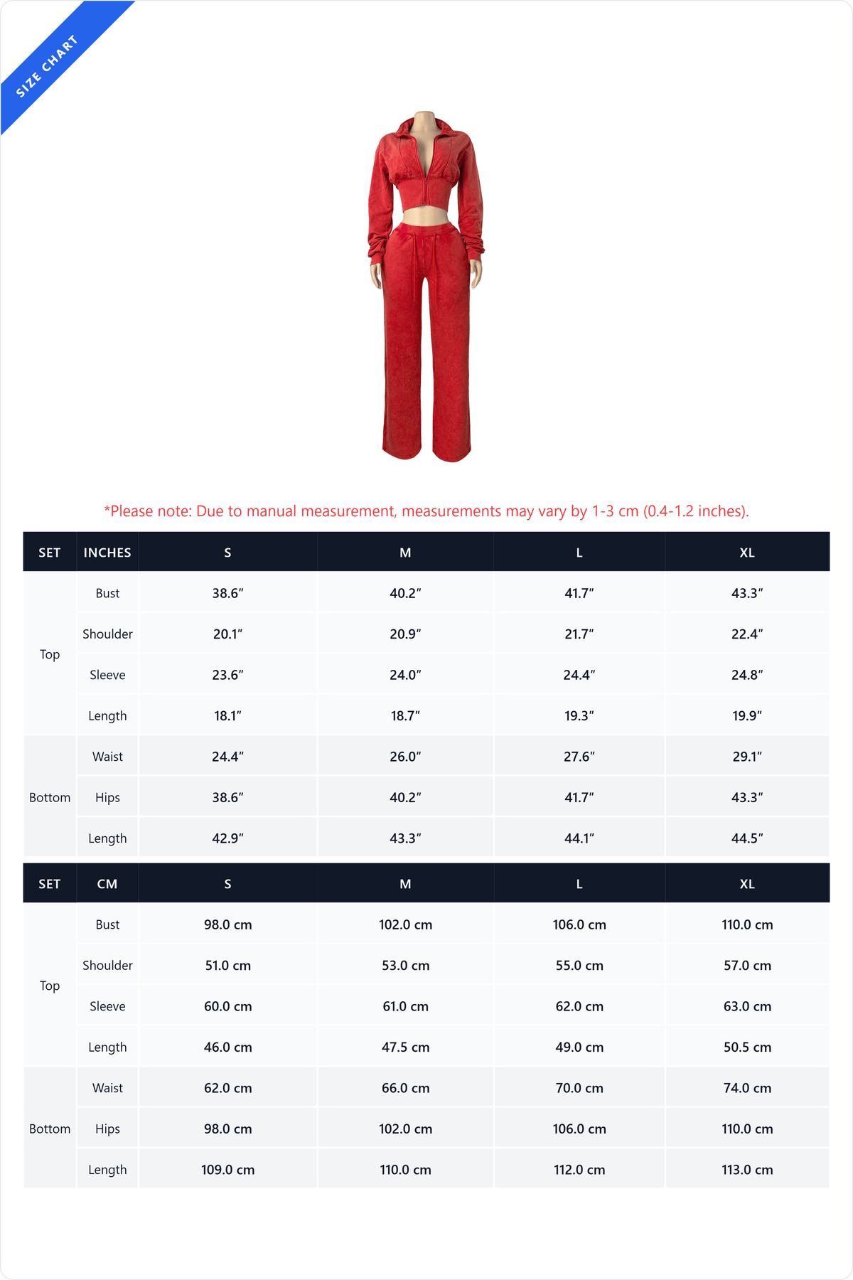 Washed Cropped Zip Jacket Wide Leg Pants Set Lavish Daily