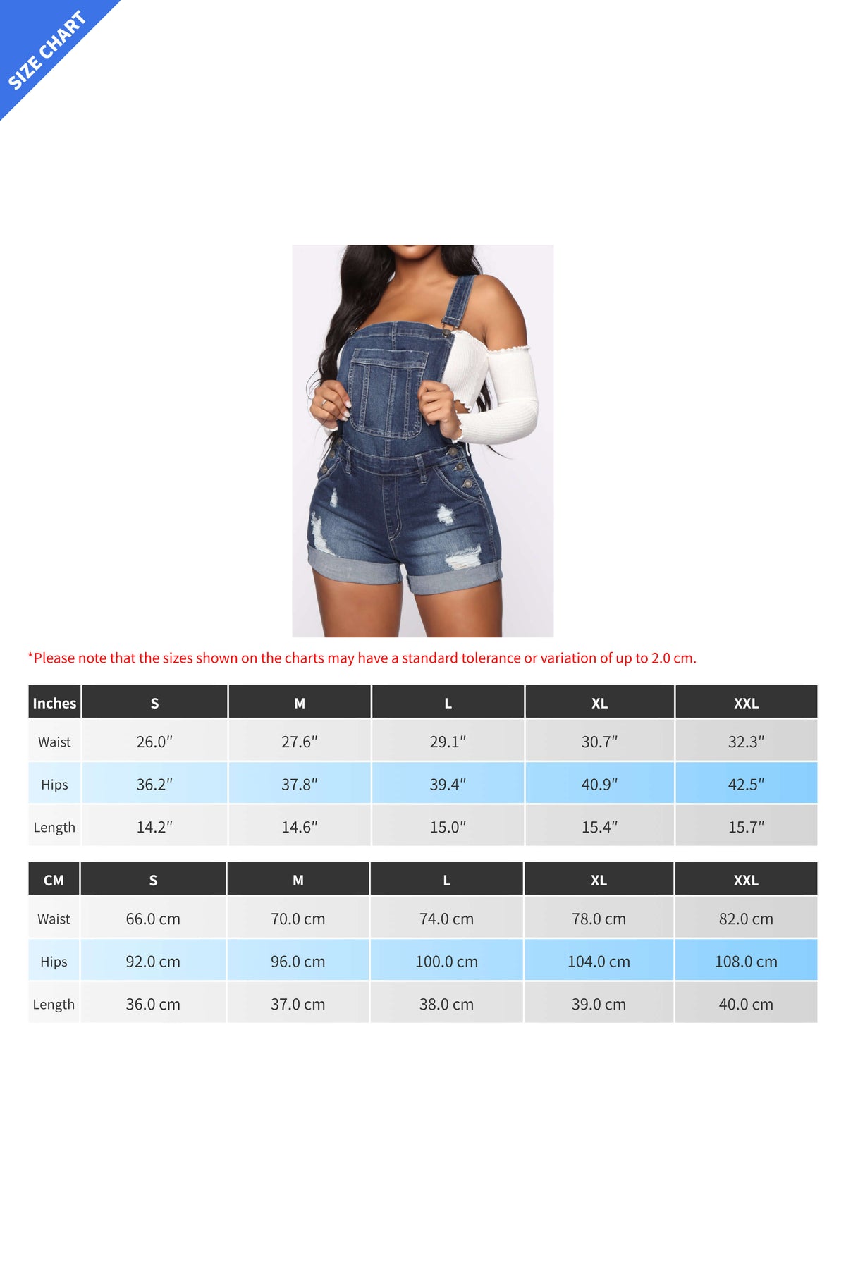 Distressed Denim Suspender Romper Lavish Daily