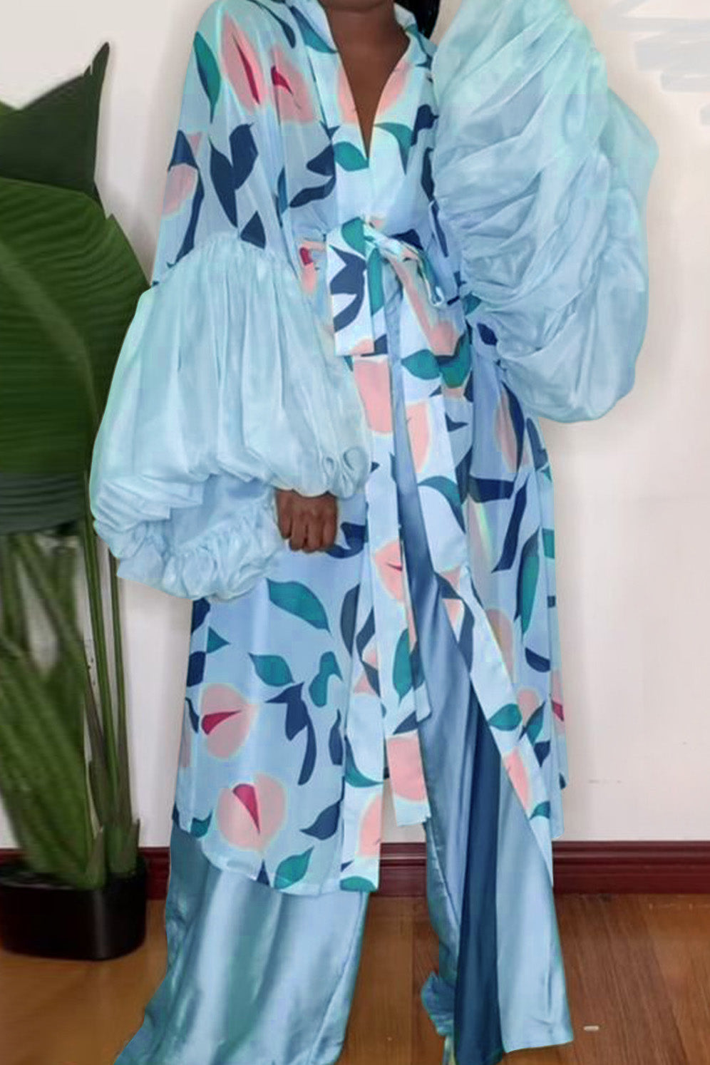 Elegant Resort Maxi Dress & Statement Sleeves Lavish Daily