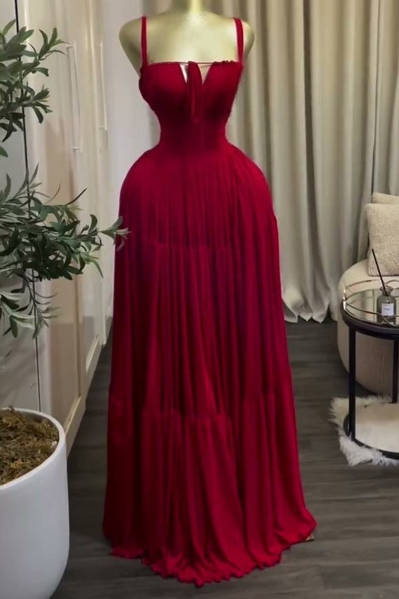 Strappy Tiered Maxi Dress Lavish Daily
