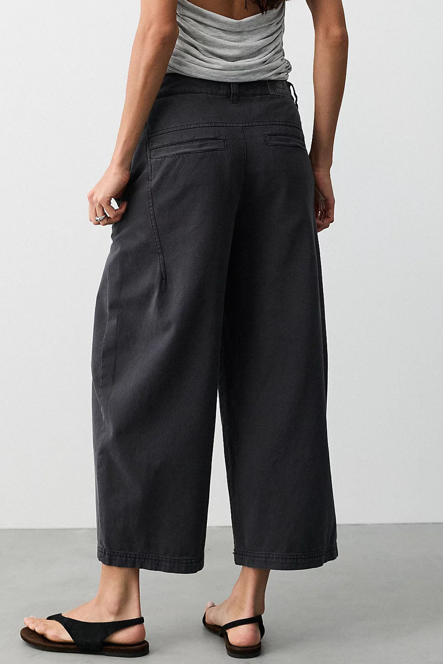Cropped Wide-Leg Jeans Lavish Daily
