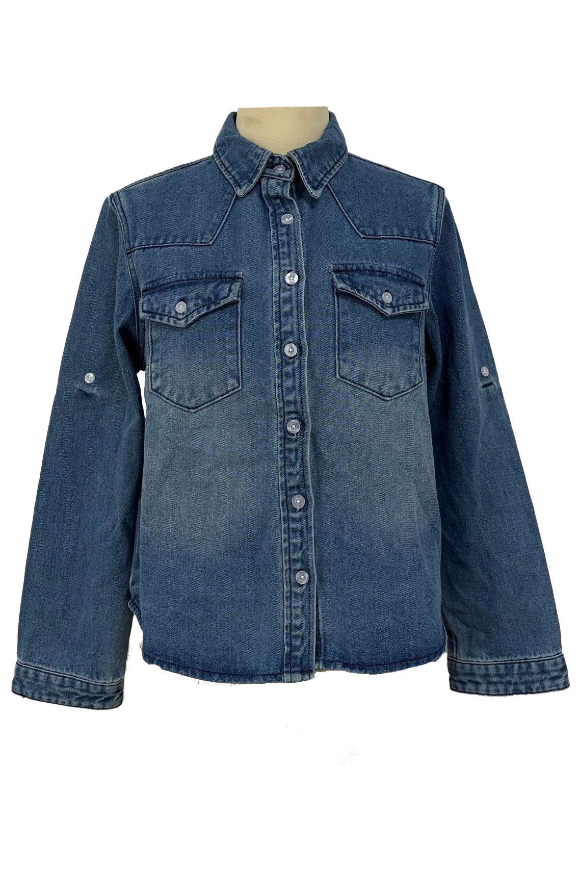 Loose Fit Casual Denim Shirt Lavish Daily