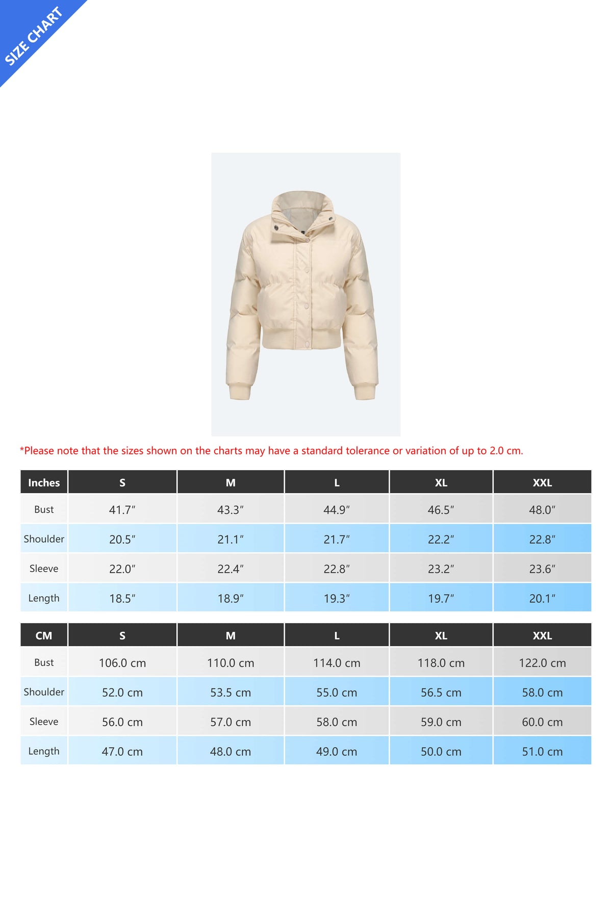 Long Sleeve Puffer Jacket Lavish Daily