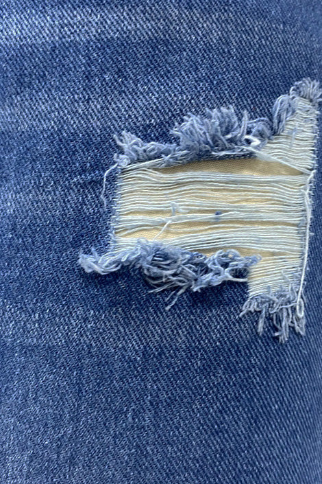 High Waist Light Washed Ripped Jeans Lavish Daily