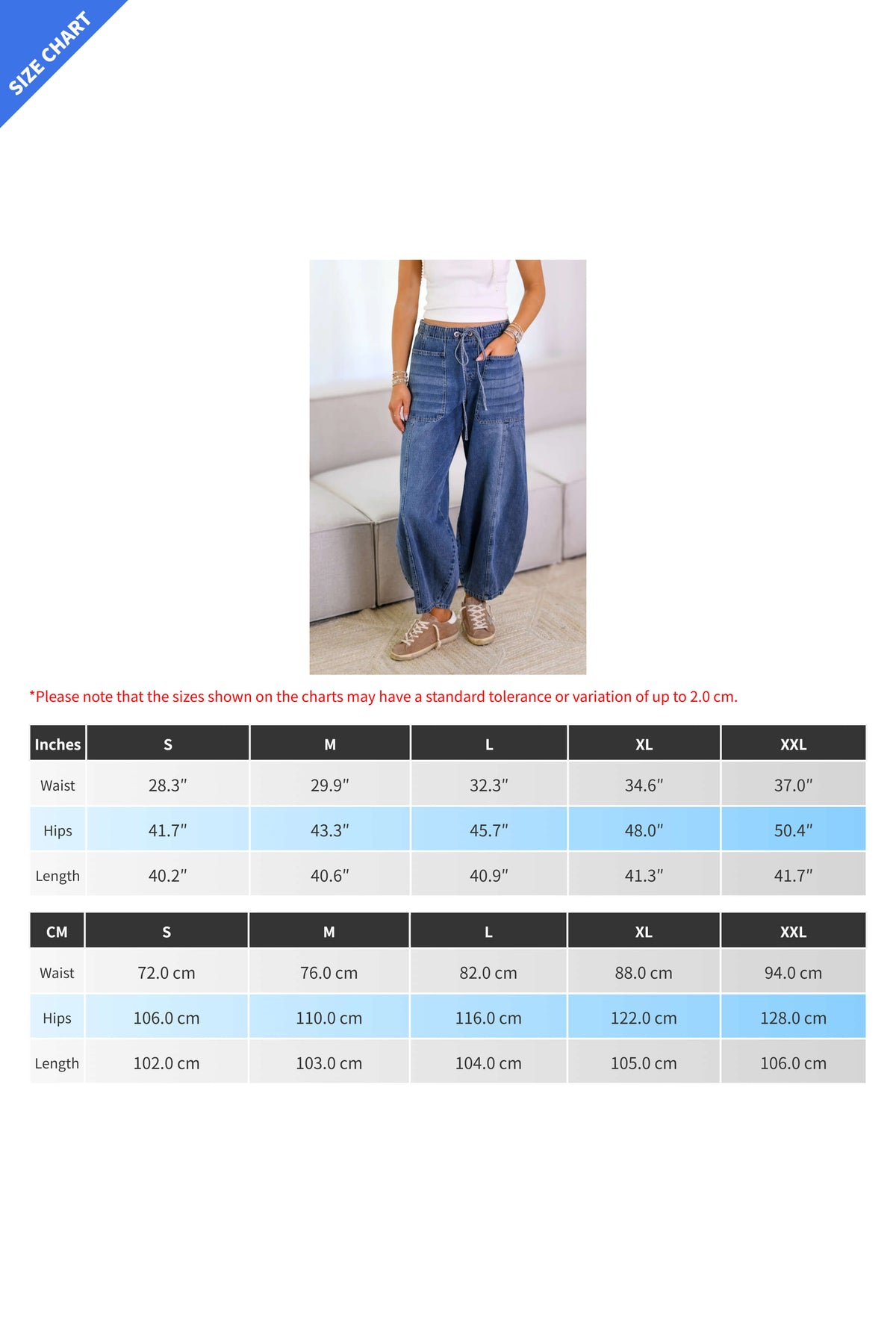 Drawstring Jeans with Pockets Lavish Daily