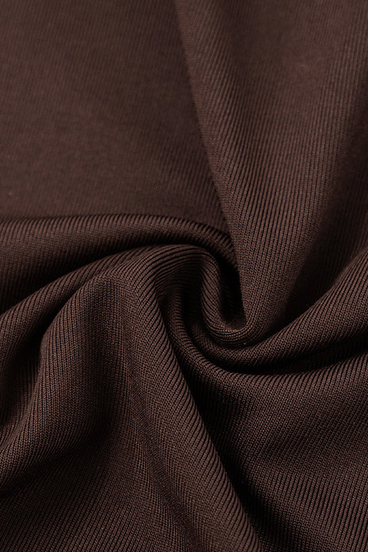 Sleeveless Cowl Neck Bodycon Dress Lavish Daily