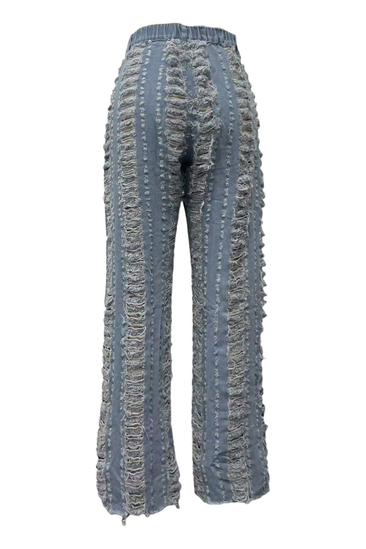 Relaxed Over Distressed Jeans Lavish Daily