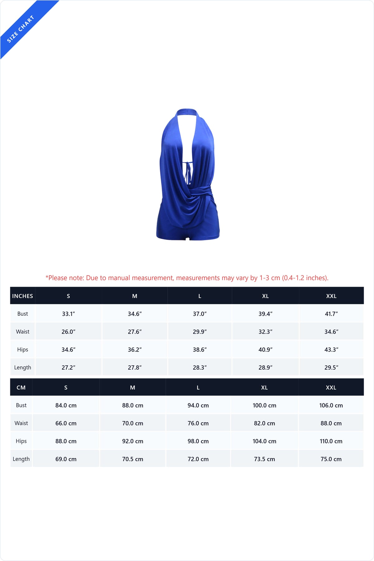 Draped Plunging Halter Backless Romper Lavish Daily