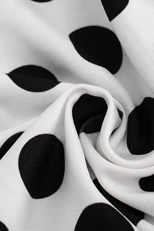 Sleeveless Polka Dot Bodycon Jumpsuit Lavish Daily
