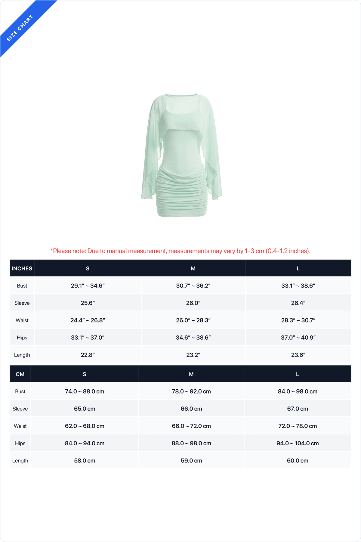 Ruched Mini Dress with Sheer Cape Overlay Lavish Daily