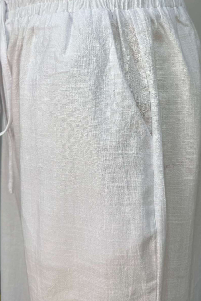 Relaxed Shirt & Wide Leg Pants Set Lavish Daily