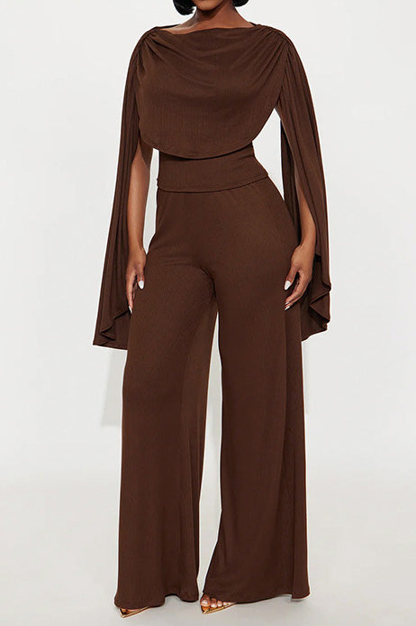 Draped Pant Set Lavish Daily