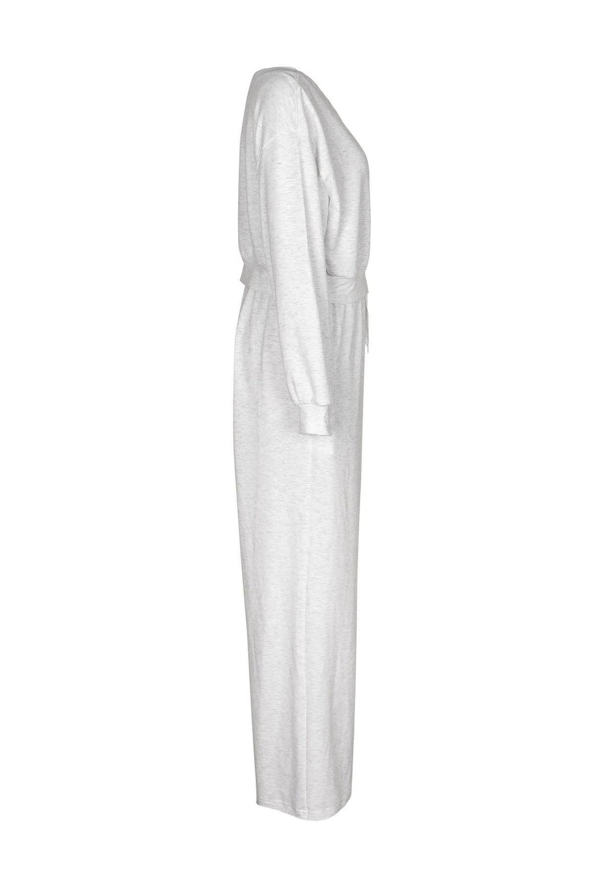Off-Shoulder Sweatshirt & Wide-Leg Pants Set Lavish Daily