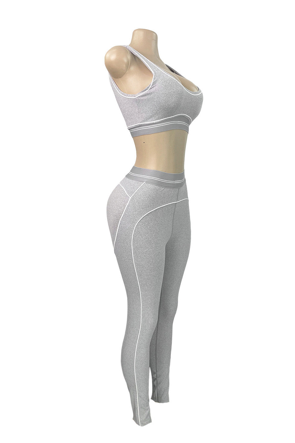 Contour Piping 2-Piece Workout Set Lavish Daily