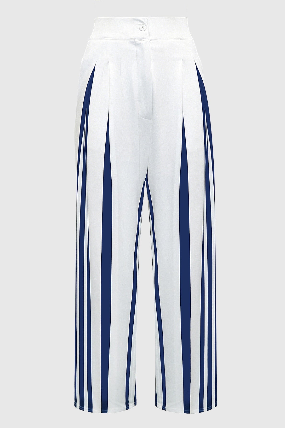 High Waist Striped Wide Leg Pants Lavish Daily