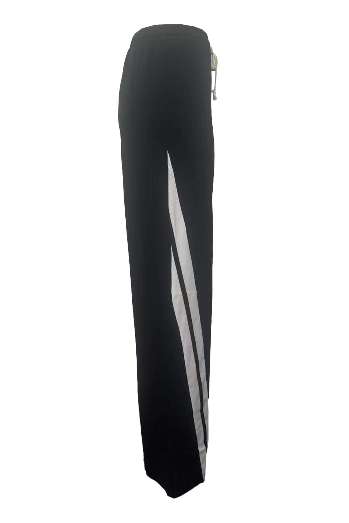 Striped Sweatpants Drawstring Straight Leg Pants Lavish Daily