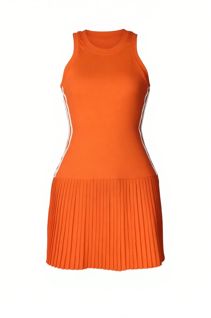 Sleeveless Bodycon Striped Mini Dress Lavish Daily