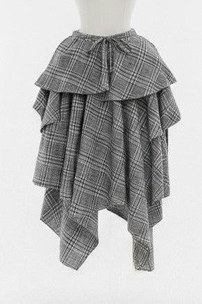 Layered Asymmetrical Handkerchief Skirt Lavish Daily