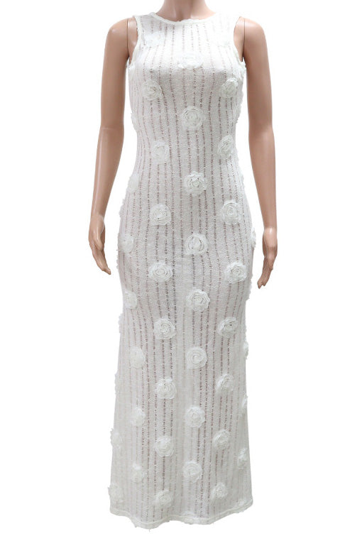 Chic Flower Maxi Dress Lavish Daily