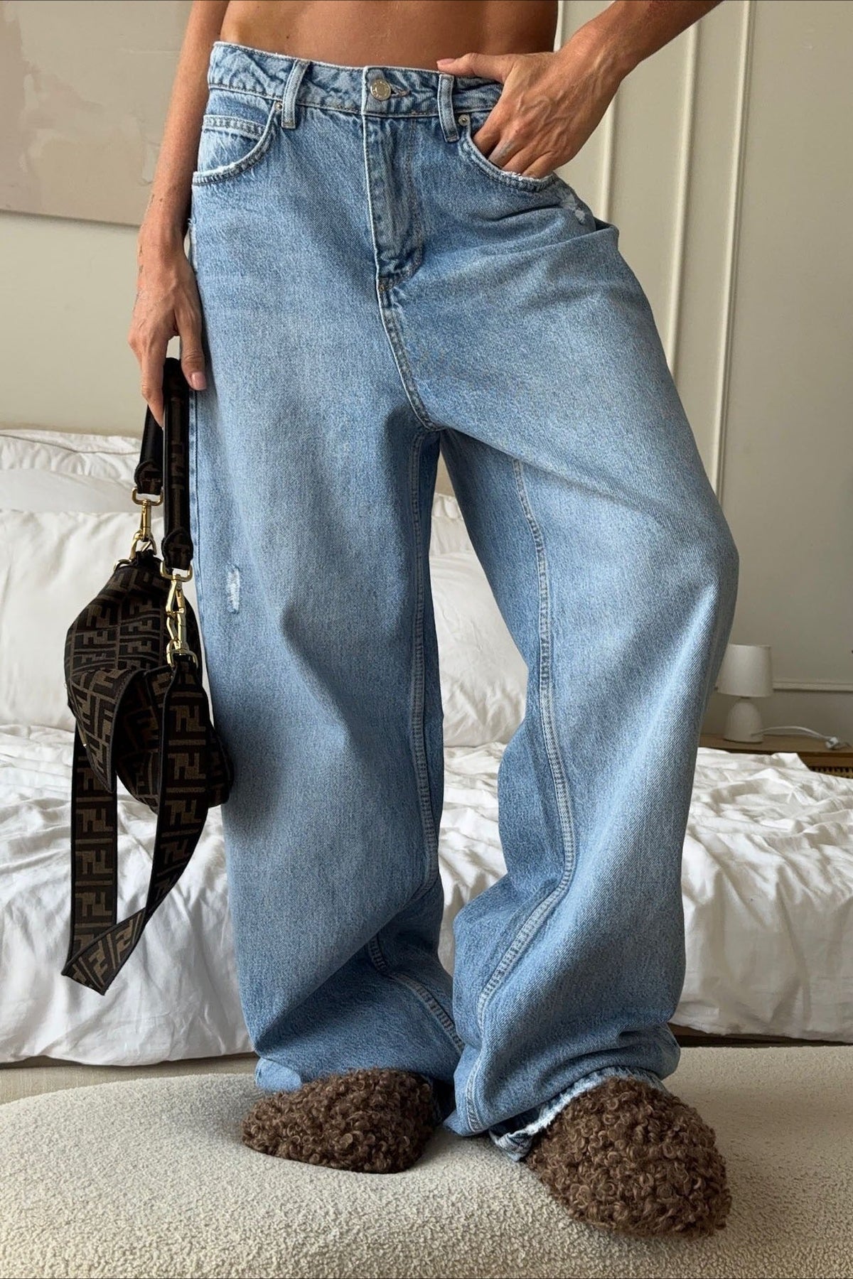 Baggy Wide Leg Denim Jeans Lavish Daily
