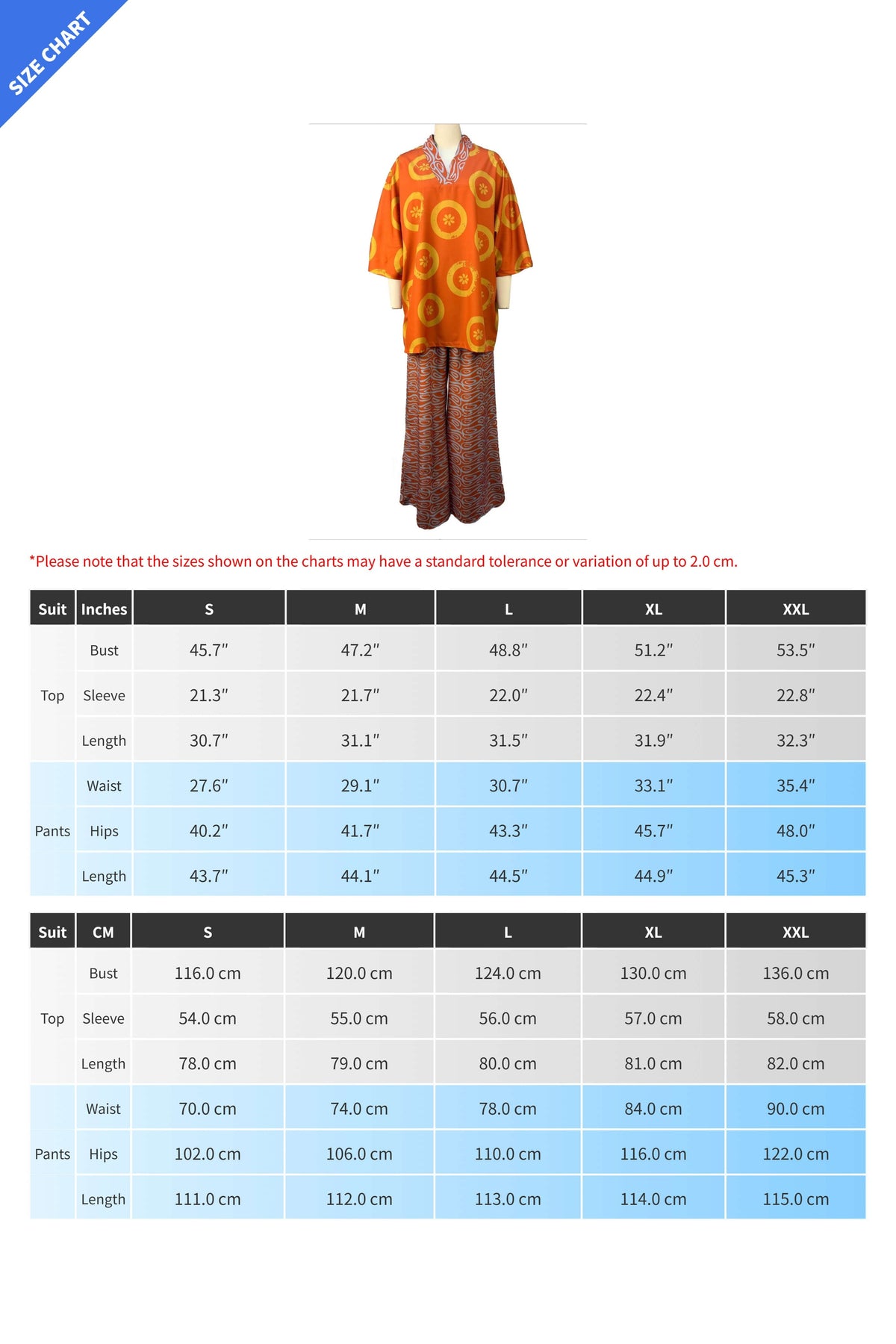 Abstract Print Kaftan & Wide Leg Pants Set Lavish Daily
