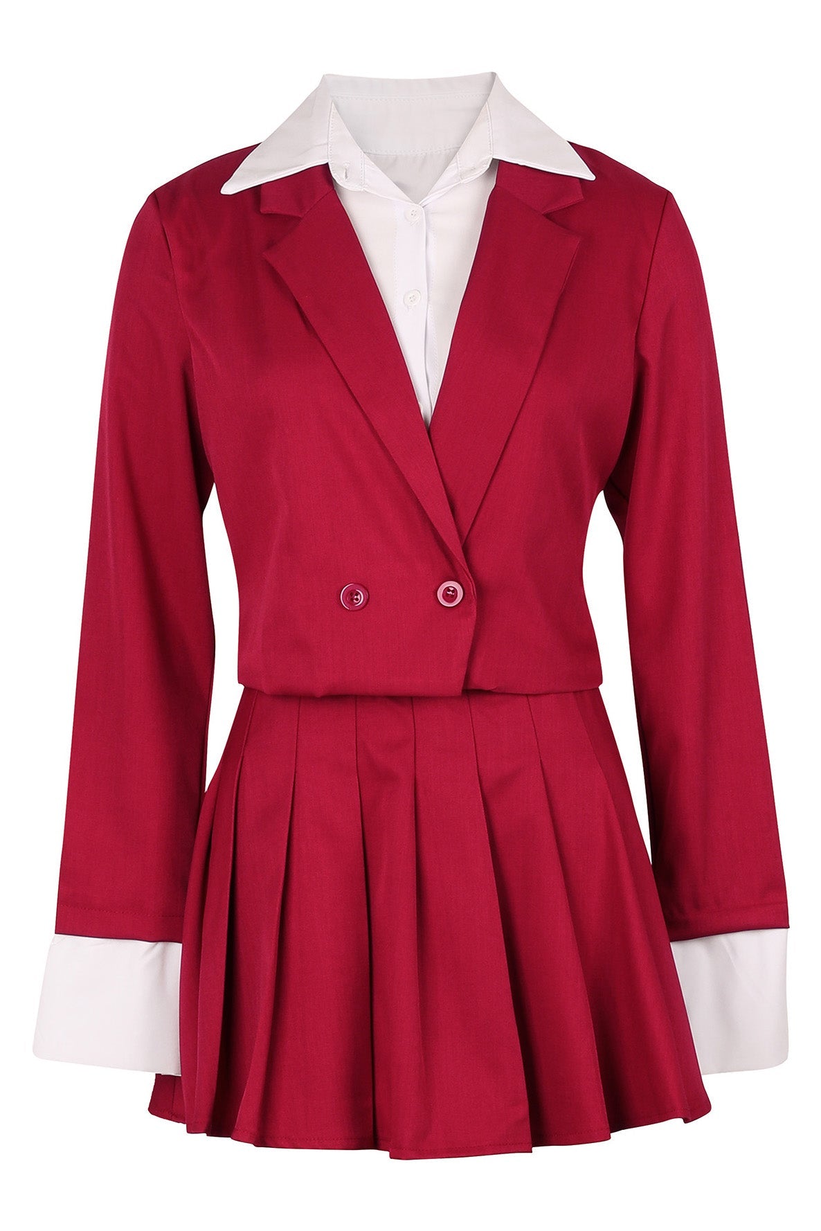 Preppy Chic Blazer & Skirt Set Lavish Daily