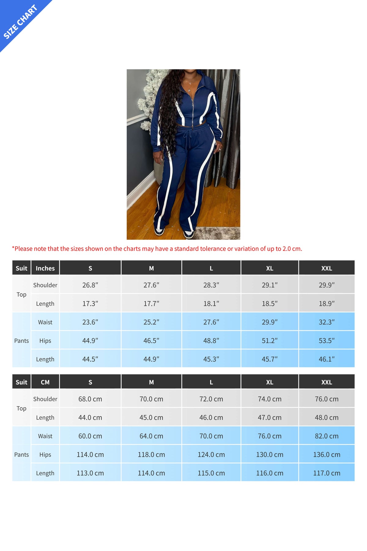 Striped Patchwork Zip-Up Top & Wide Leg Pants Set Lavish Daily