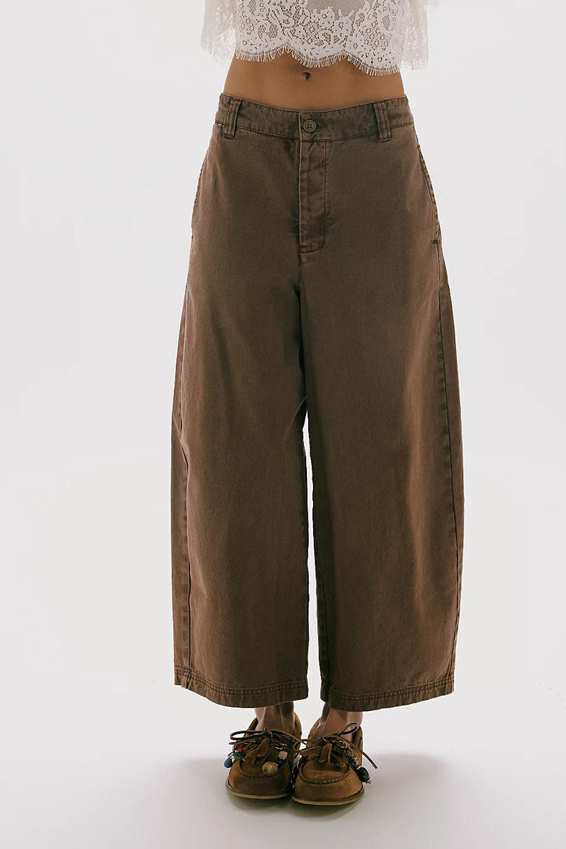 Cropped Wide-Leg Jeans Lavish Daily