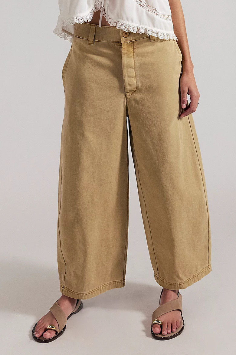 Cropped Wide-Leg Jeans Lavish Daily