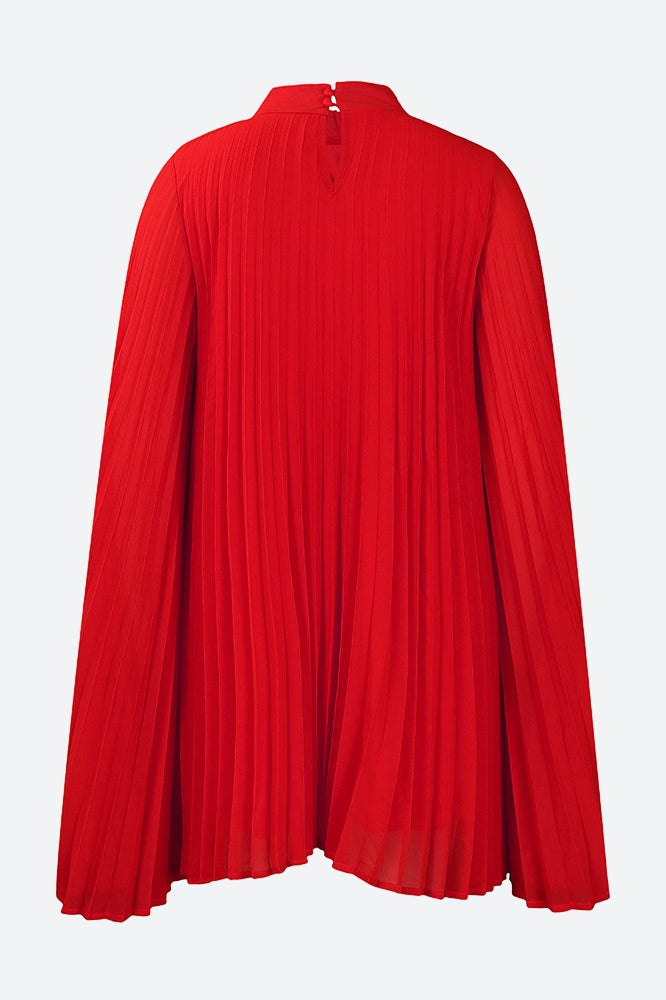 Pleats All Day Batwing Dress Lavish Daily