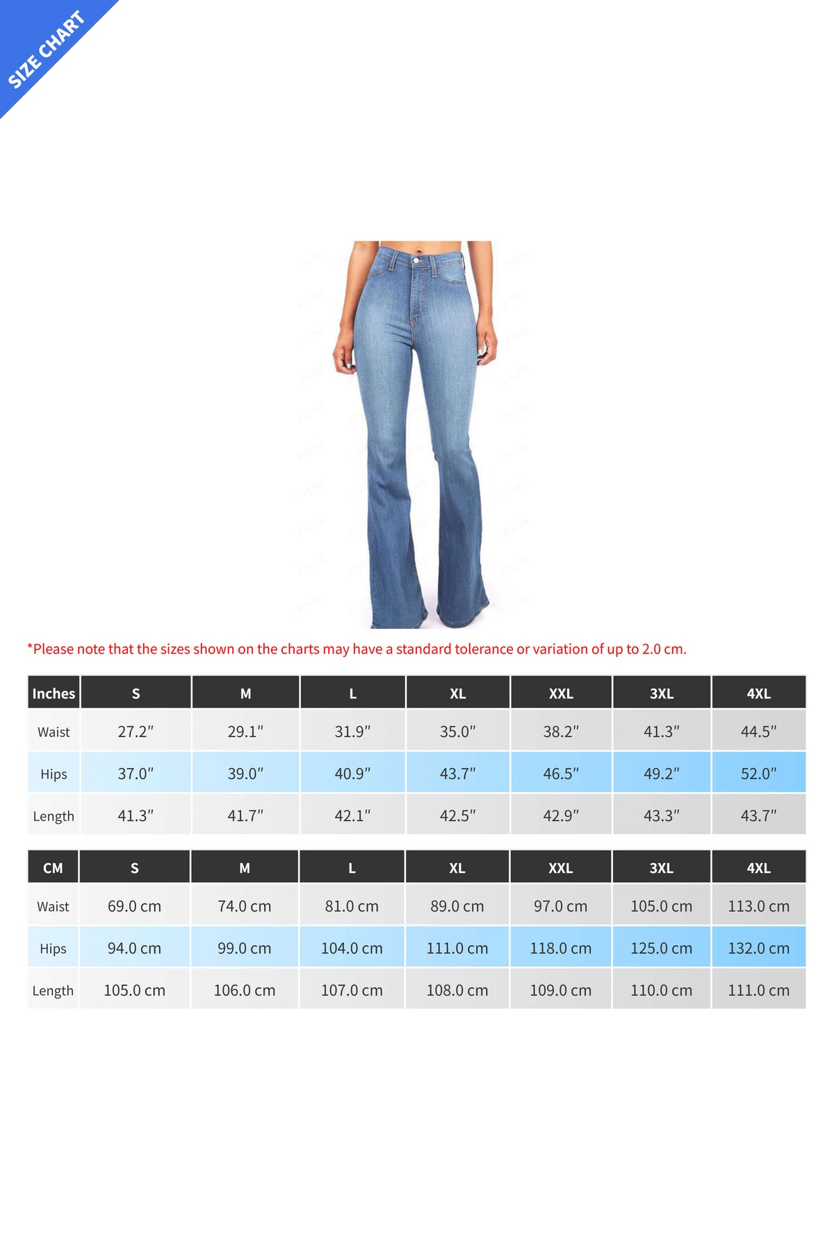 High Waist Skinny Bell-Bottom Jeans Lavish Daily