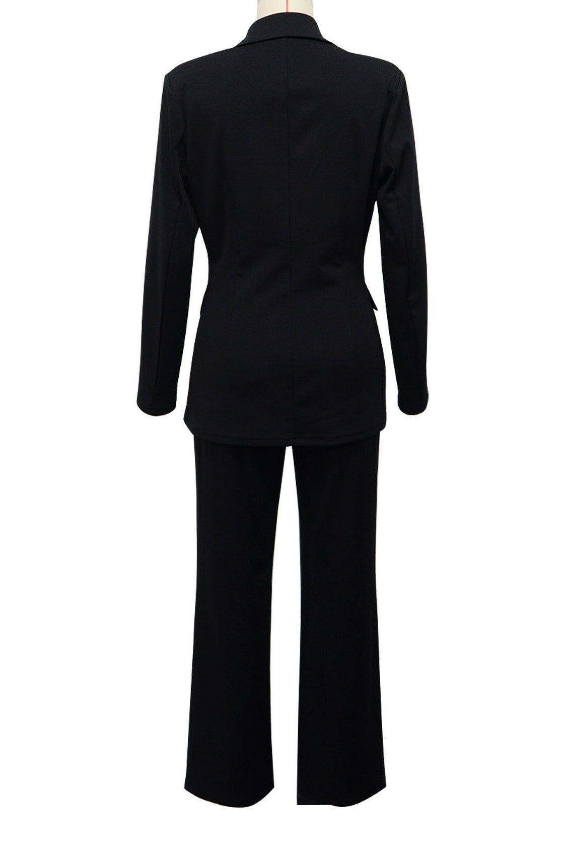 Double-Breasted Blazer & Wide-Leg Pants Set Lavish Daily