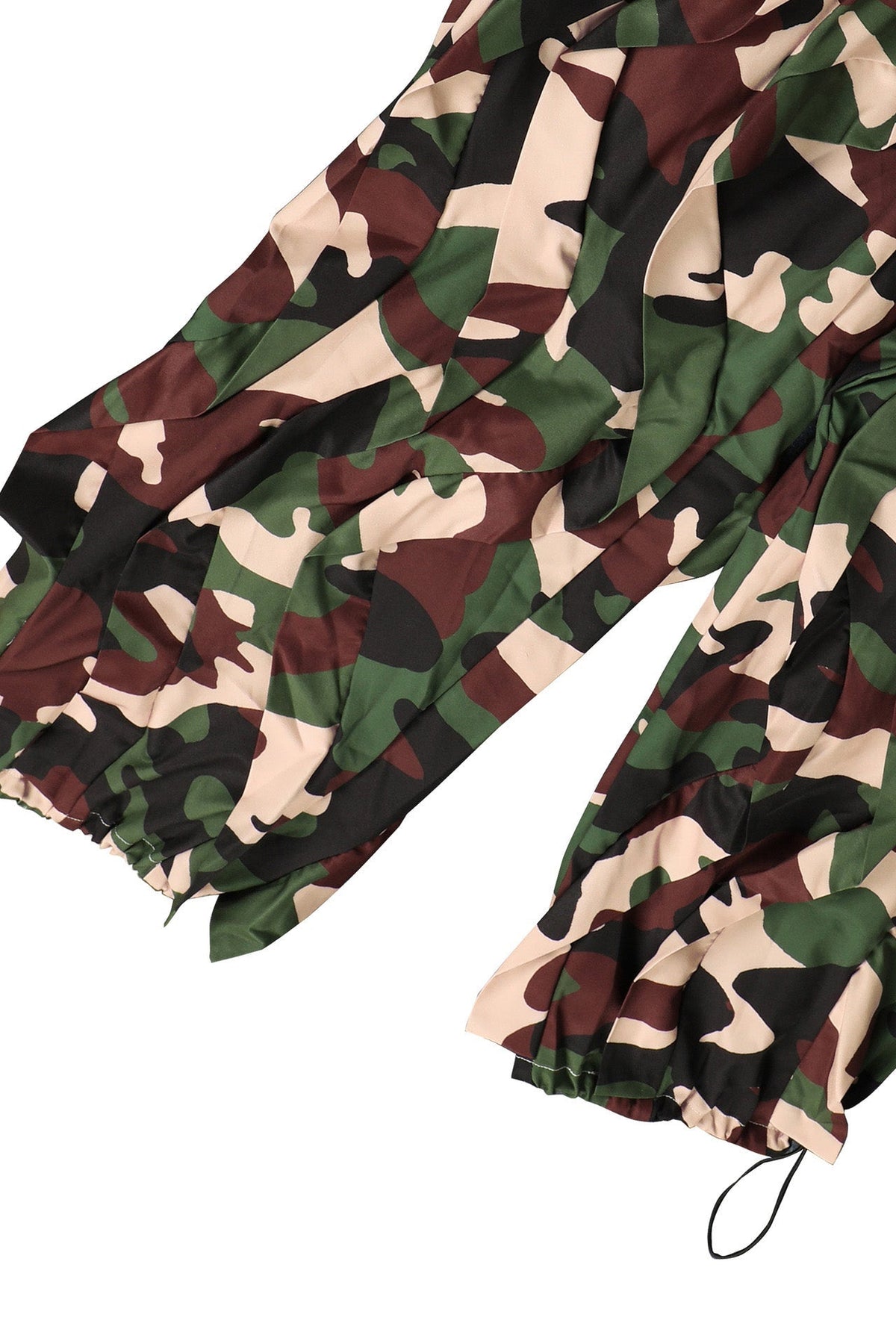 Statement Layered Ruffle Drawstring Harem Pants Lavish Daily