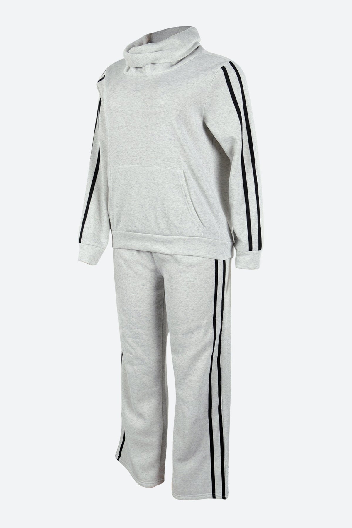 Side Stripe Sweatshirt & Pants Set Lavish Daily