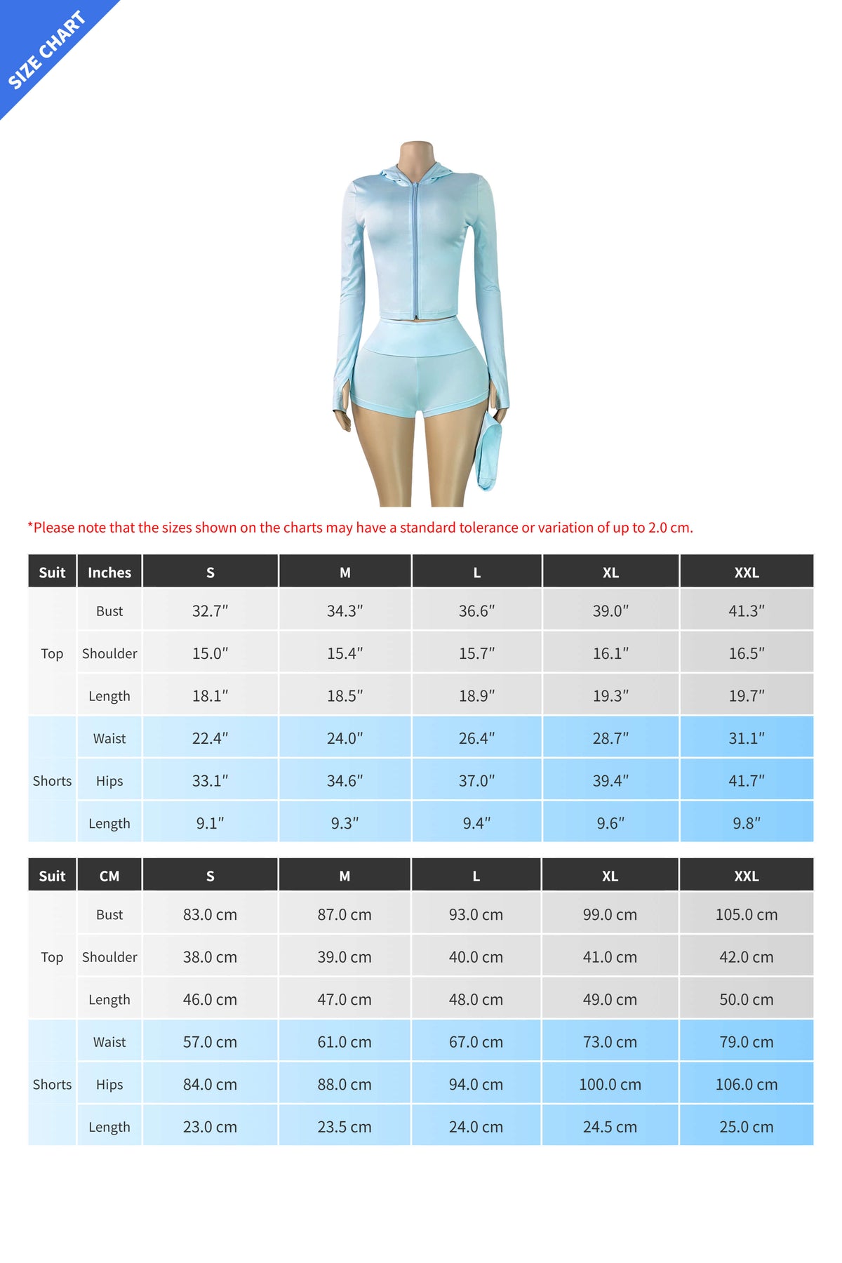 Fitted Zip-Up Jacket & Shorts Set Lavish Daily
