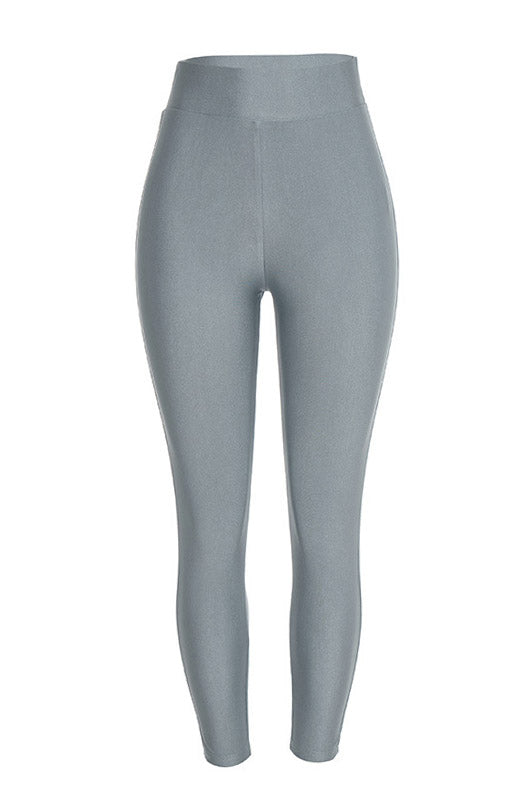 Asymmetric Ruched Top & Leggings Set Lavish Daily