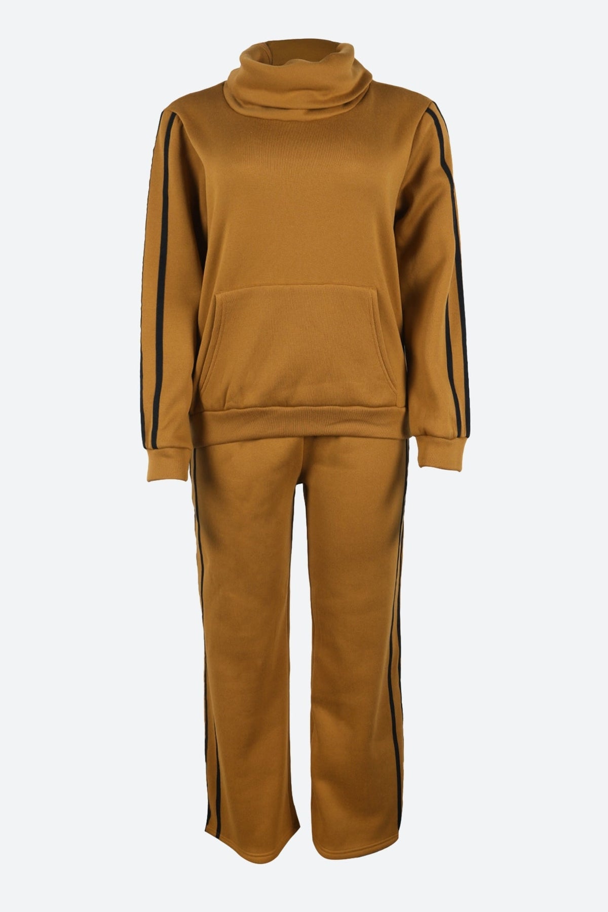 Side Stripe Sweatshirt & Pants Set Lavish Daily