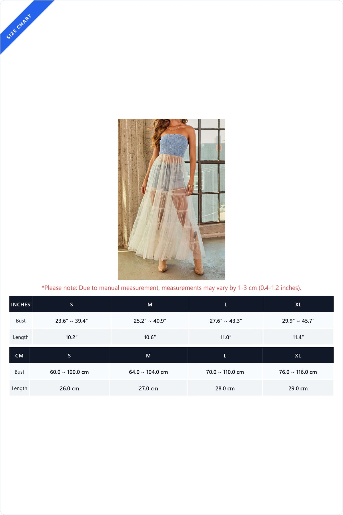 Strapless Smocked Sheer Maxi Dress LavishDaily