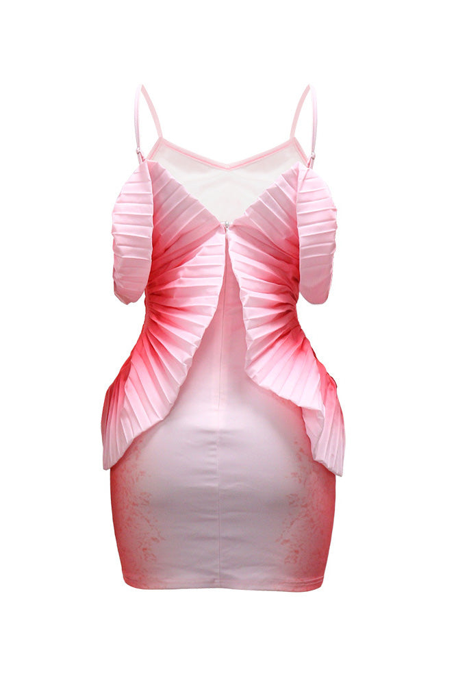 Floral Halter Ruched Bodycon Mini Dress Lavish Daily