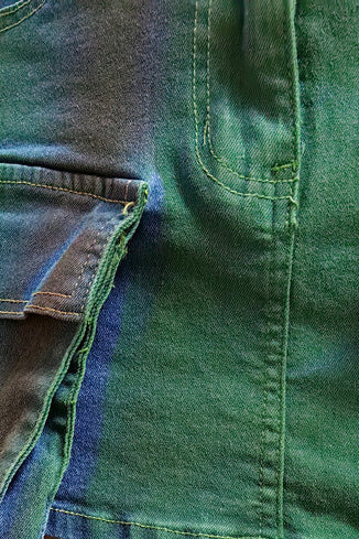 Cropped Denim Jacket and Cargo Skirt Set Lavish Daily