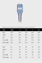 Ribbed Long Sleeve Top and Pant Two-piece Set Lavish Daily